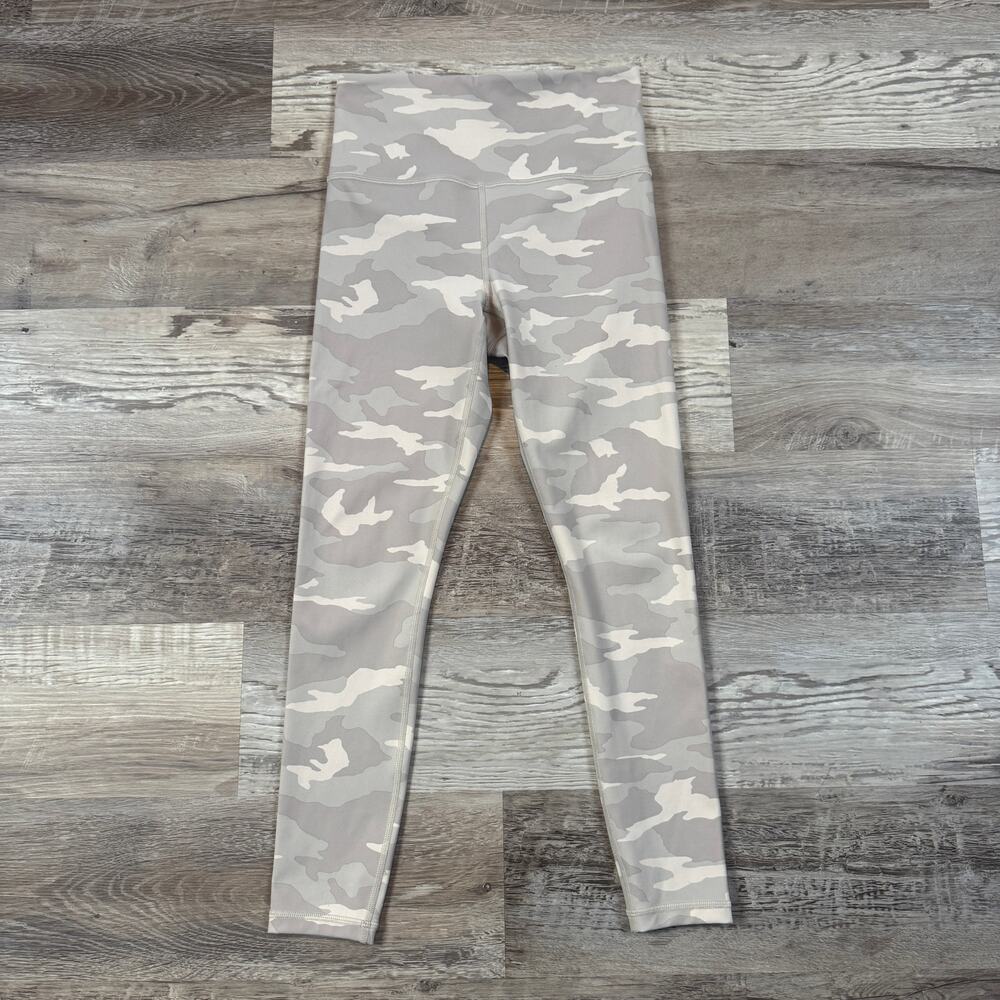 Athleta Elation Camo 7/8 Tight Leggings Gray High Rise Yoga Lounge Pilates XS
